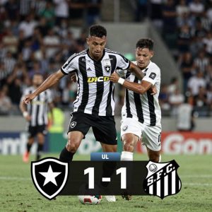Botafogo U20 đánh bại Santos U20 1-0 ở tứ kết Brasileiro U20 A